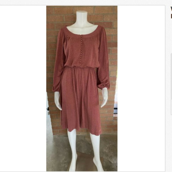 Vintage ACT 1 NEW YORK JERSEY DRESS Elastic Waist - Picture 1 of 12